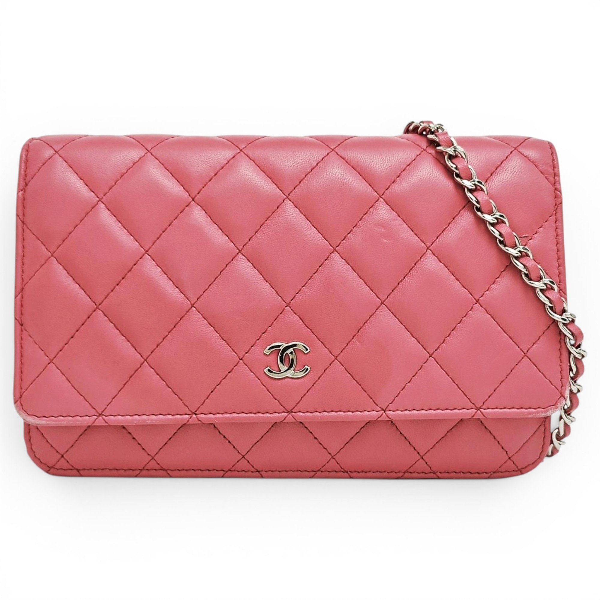 Wallet On Chain Timeless/Classique leather crossbody bag