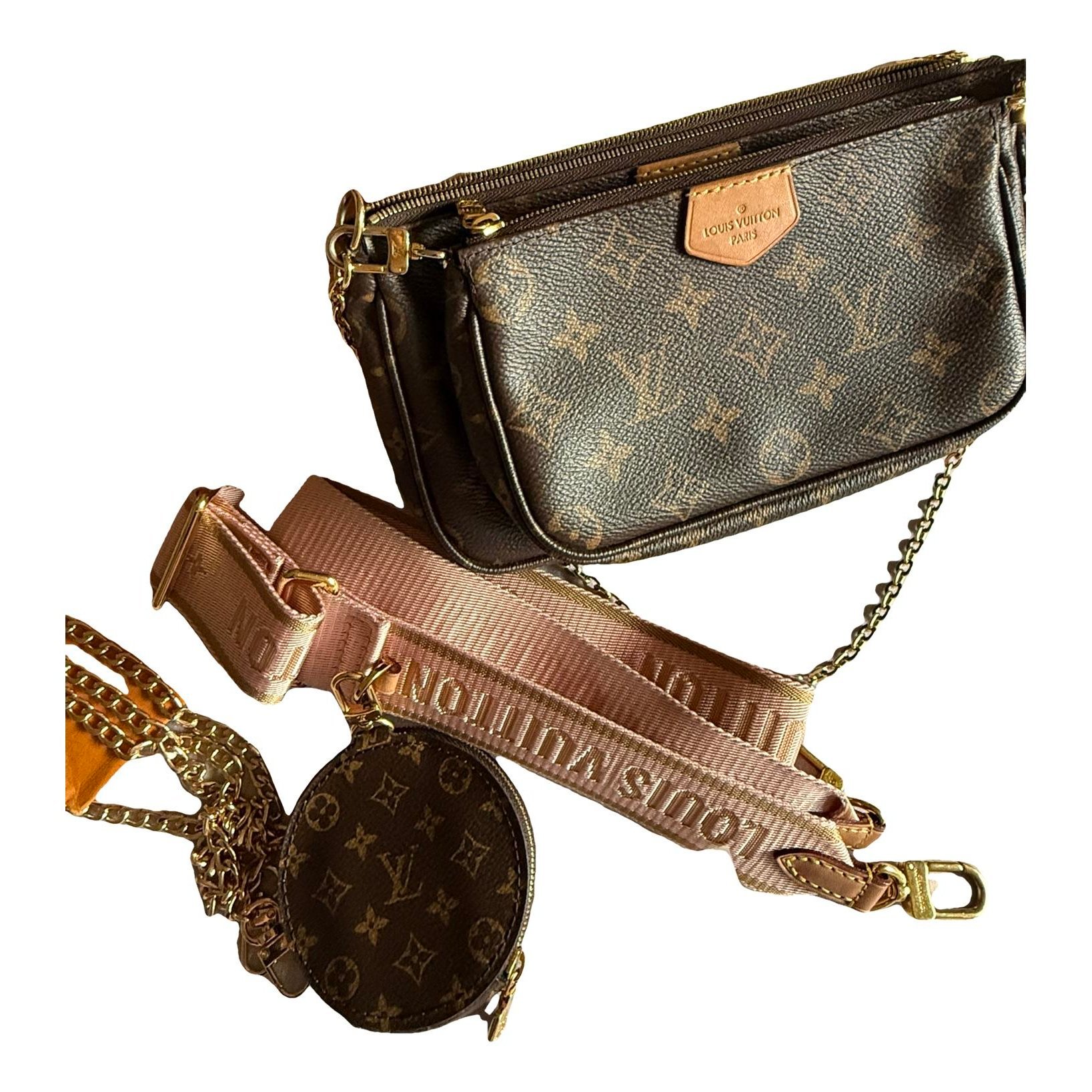 Multi Pochette Accessoires leather crossbody bag