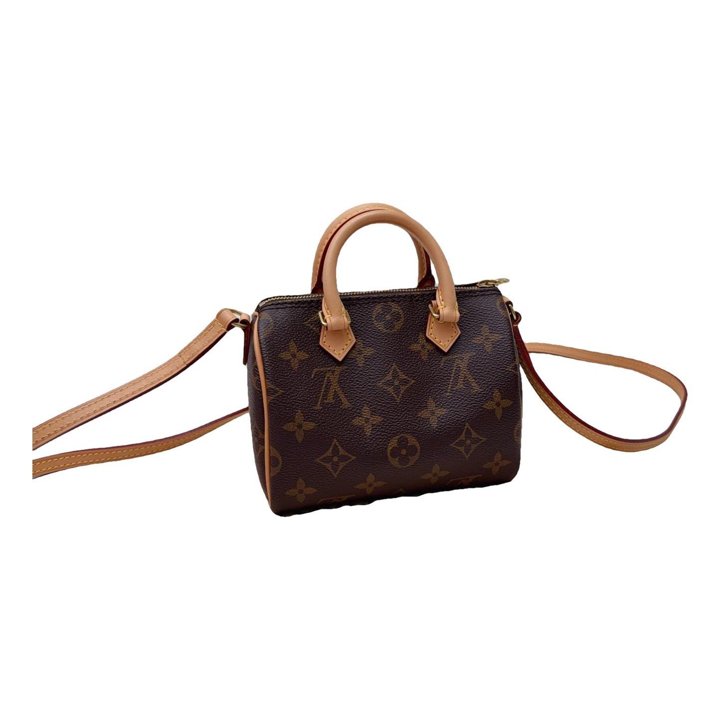 Louis Vuitton Nano Speedy / Mini HL leather handbag