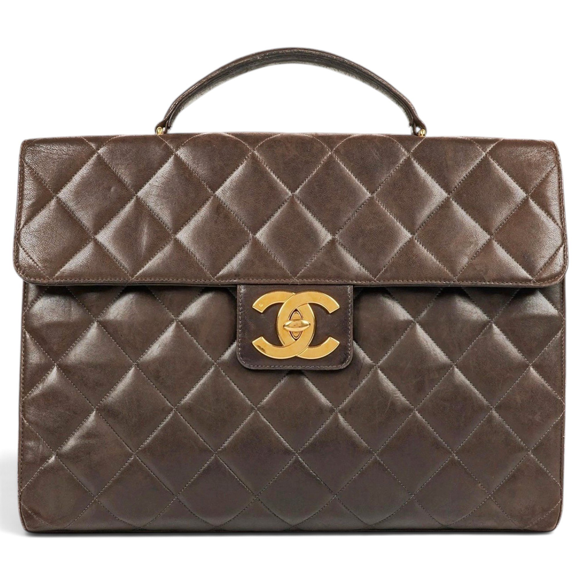 Leather tote