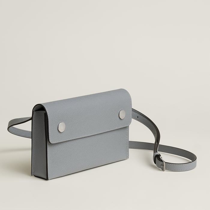 Gris Pantin Hermèsnap Wallet