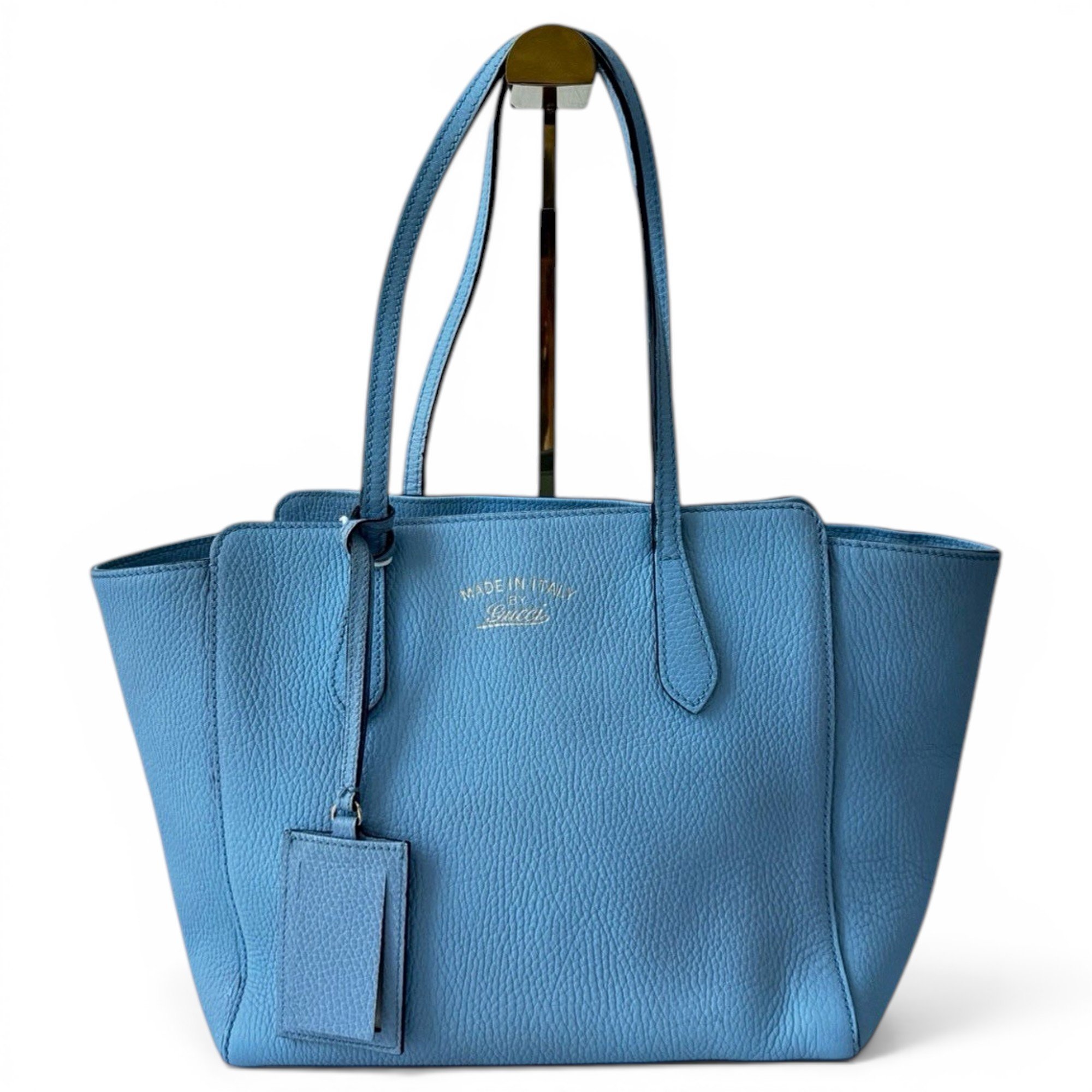 Swing leather tote