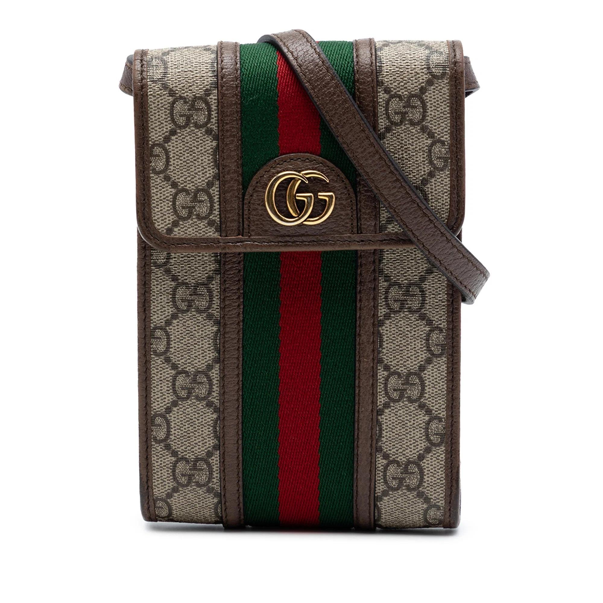 Ophidia leather crossbody bag