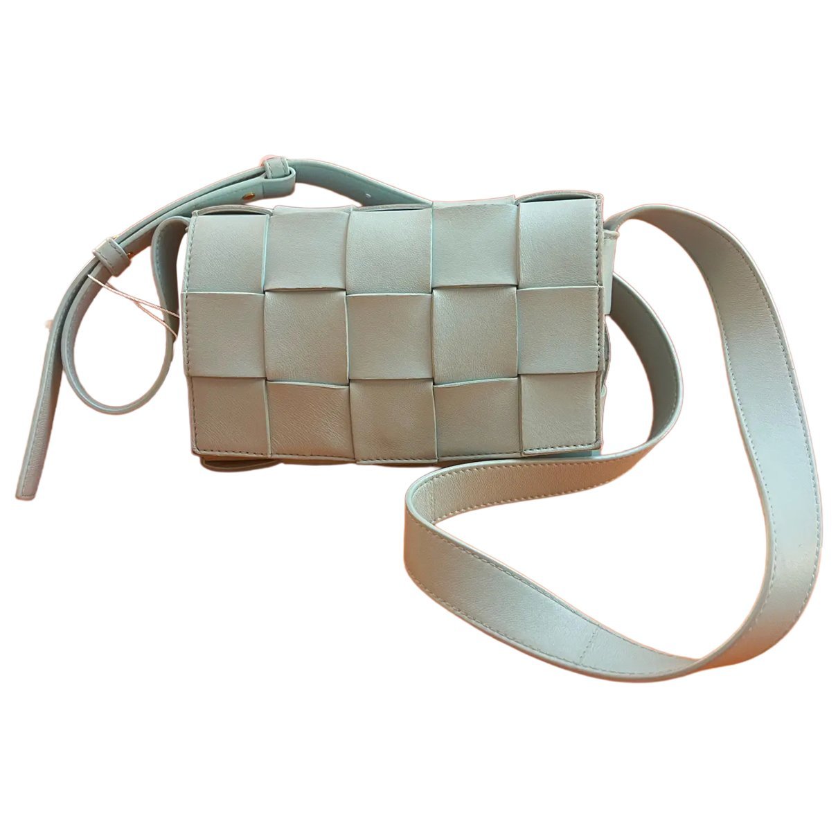 Cassette leather handbag
