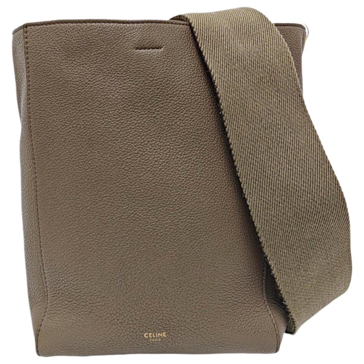 Seau Sangle leather crossbody bag