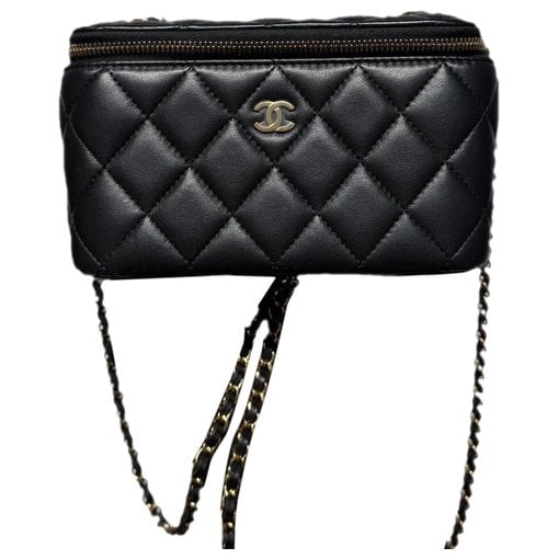 Trendy CC Vanity leather handbag