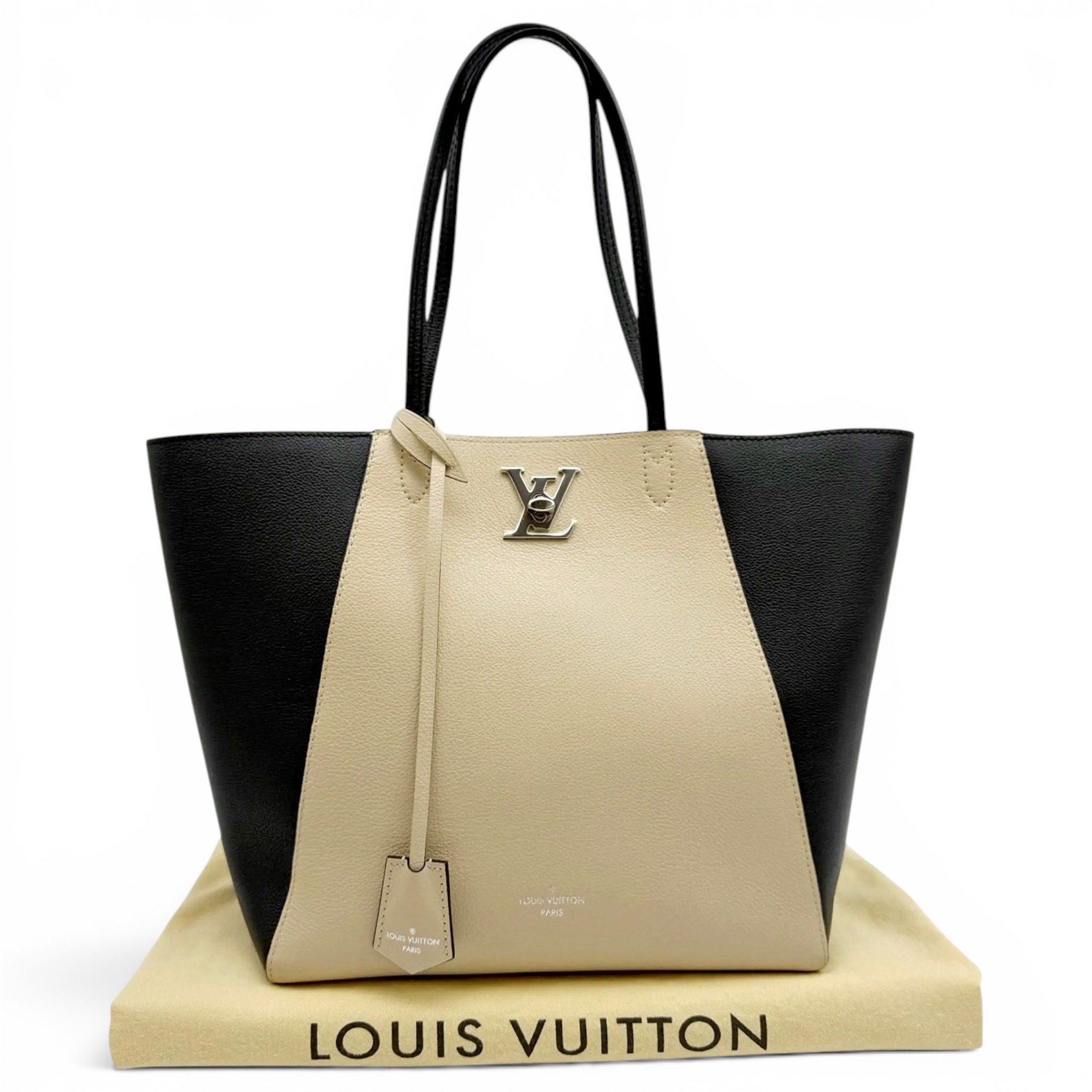Lockme leather handbag