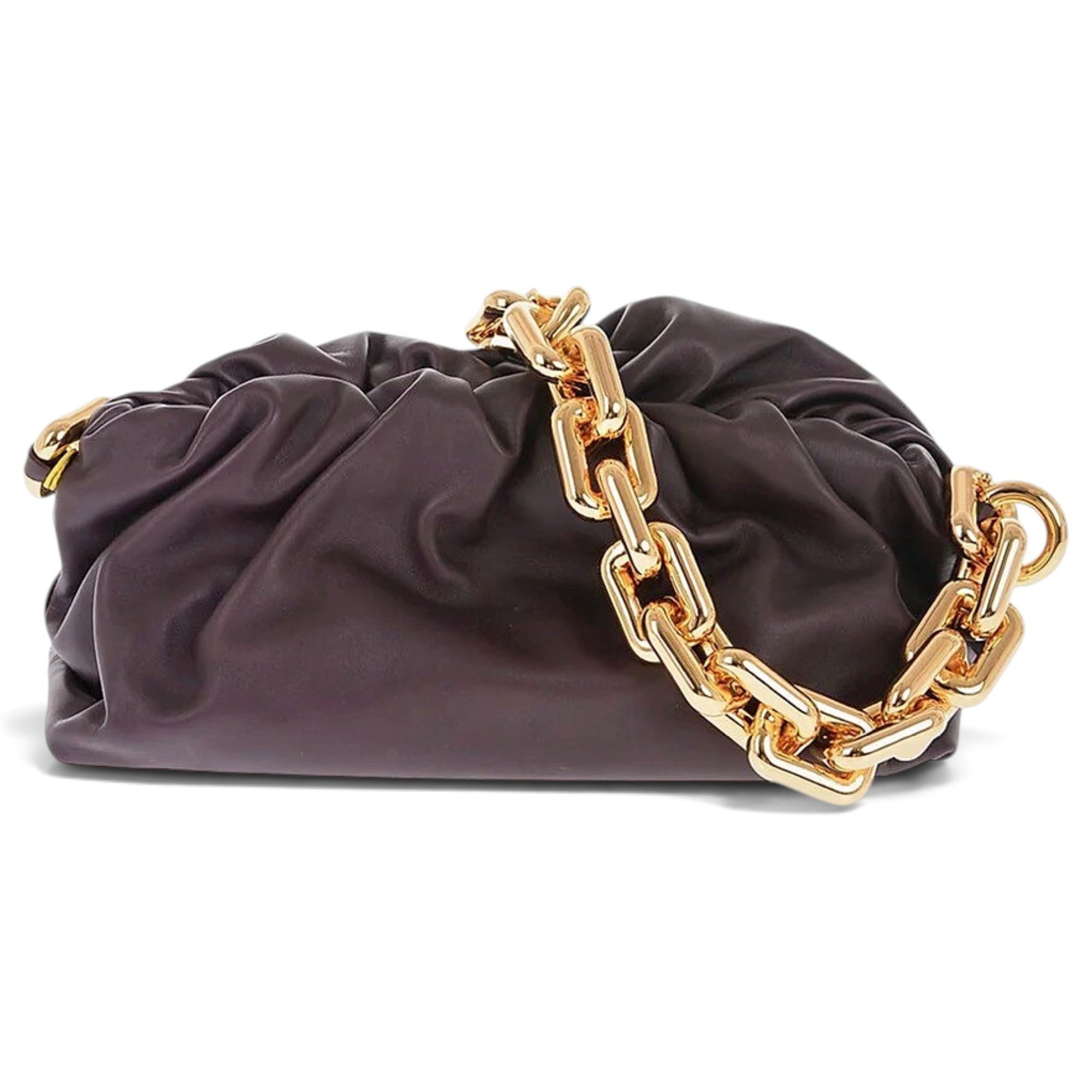 Chain Pouch leather handbag