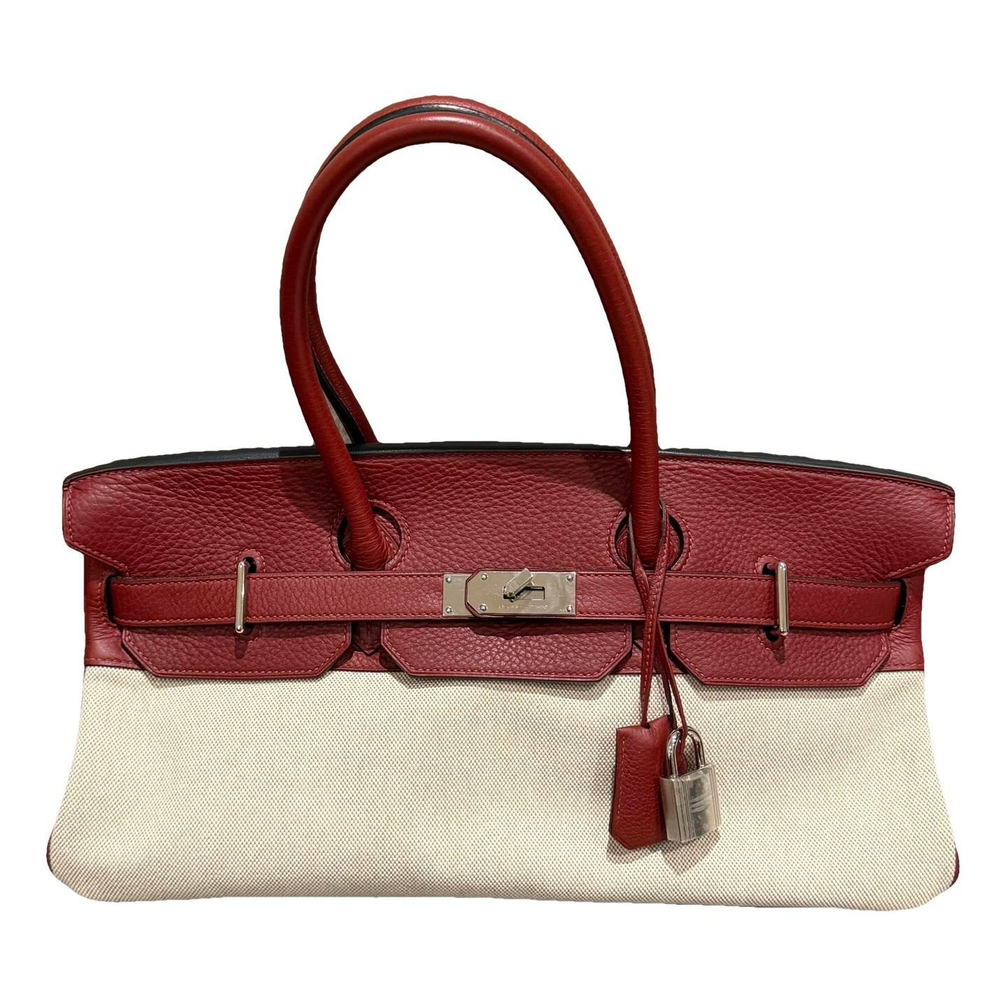Birkin Shoulder leather handbag
