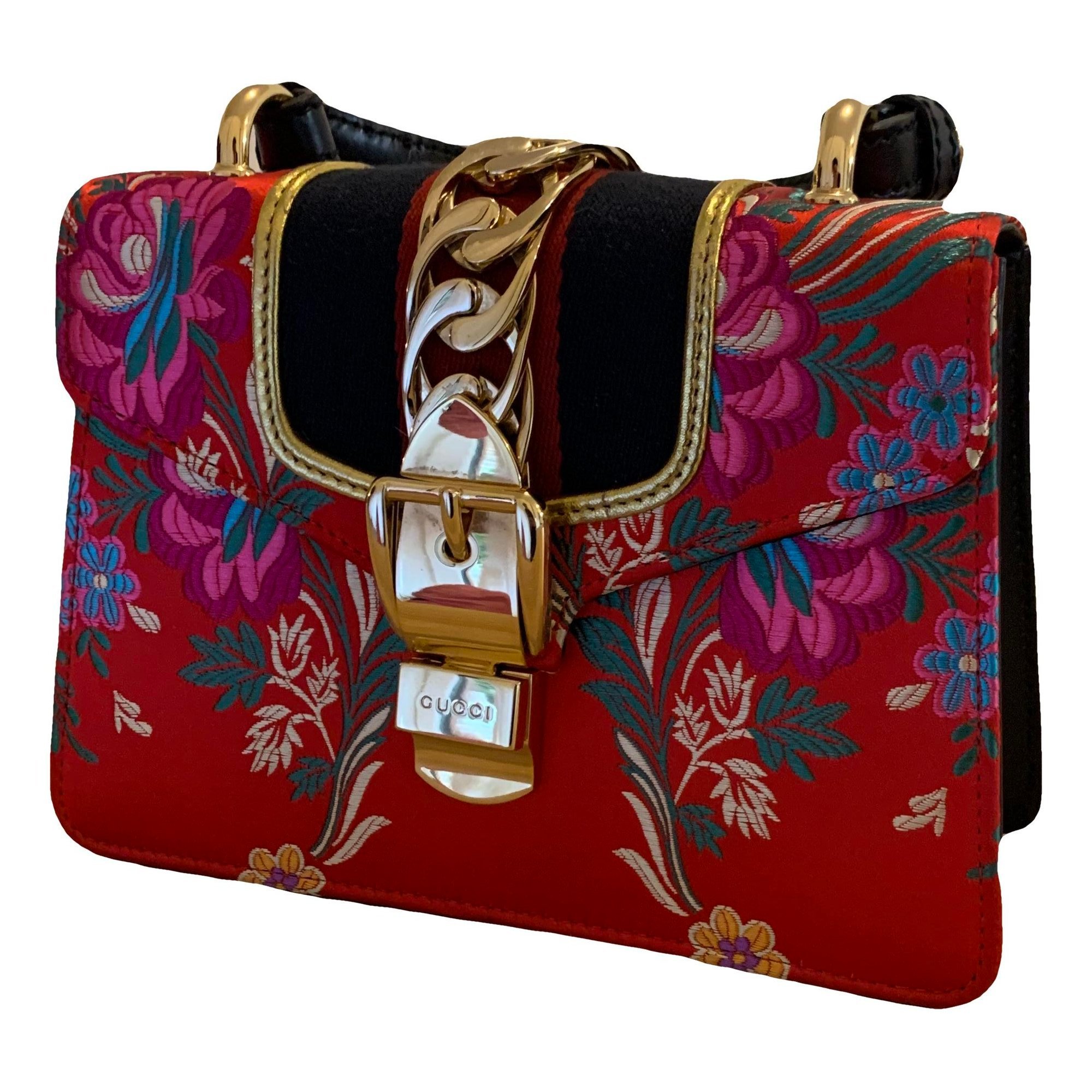 Sylvie Top Handle cloth handbag
