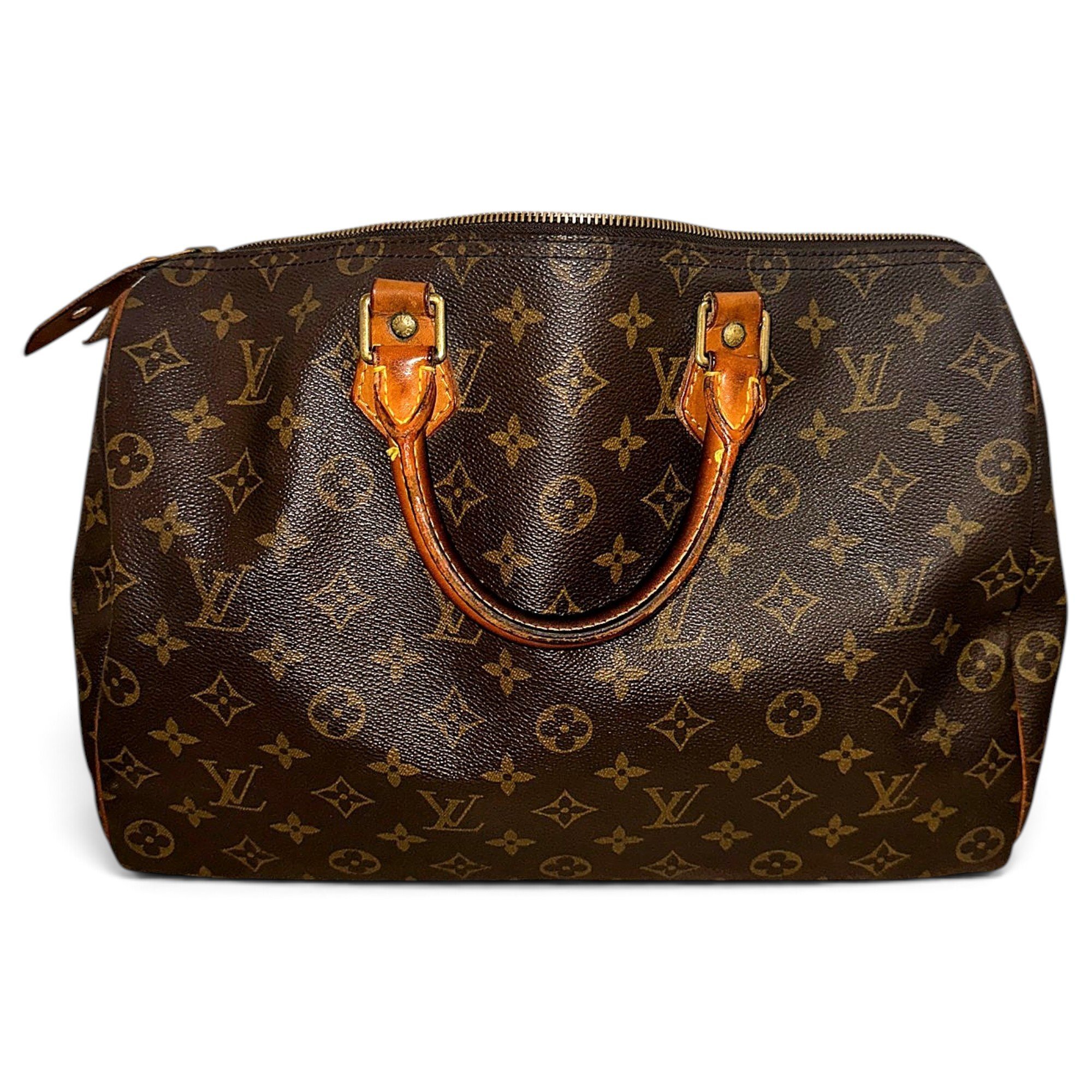 Speedy leather handbag