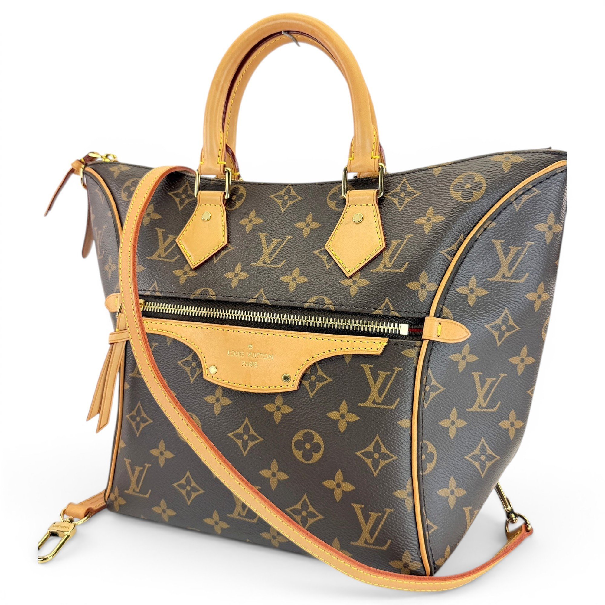 Tournelle leather handbag