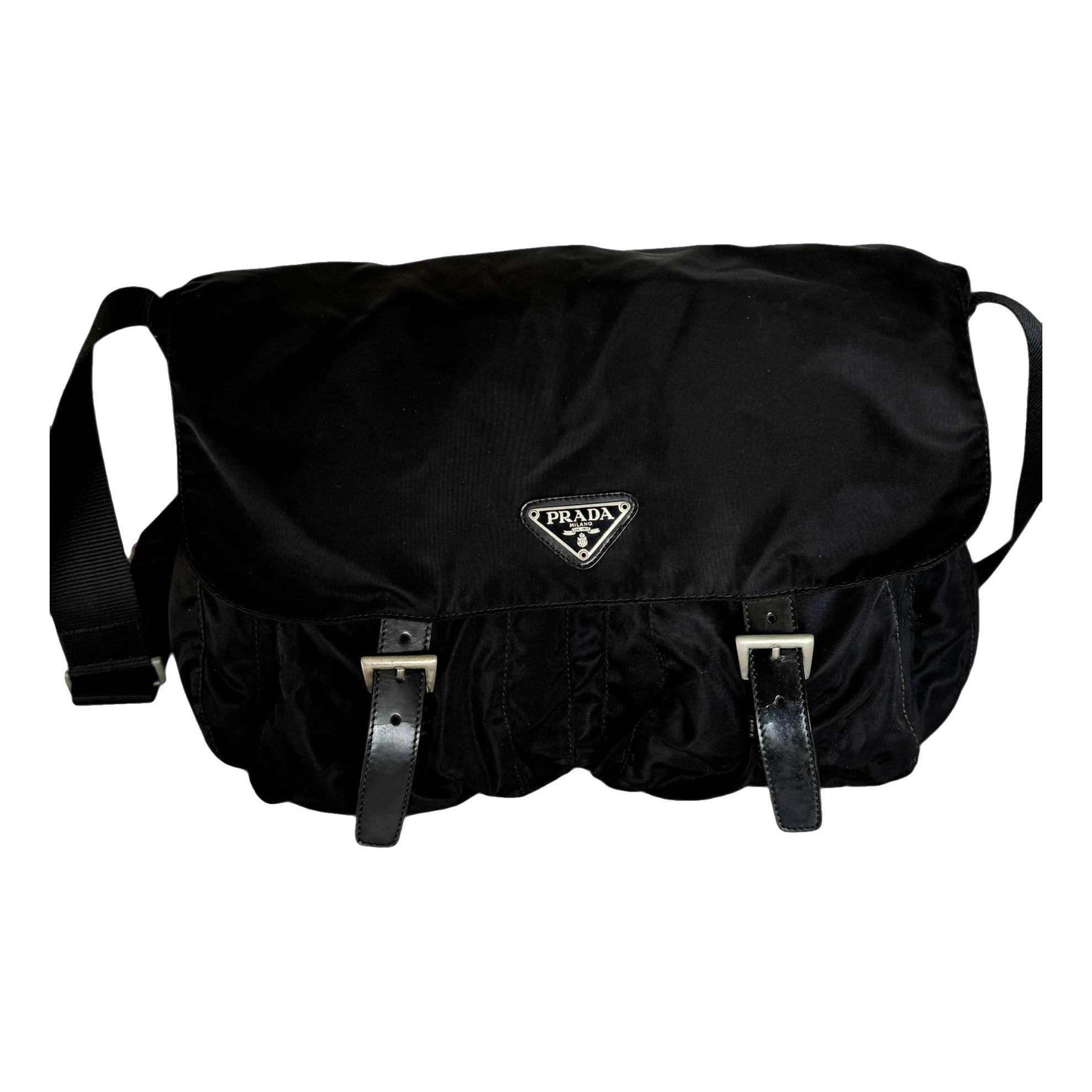 Re-Nylon cloth crossbody bag