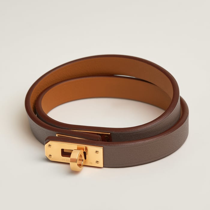 Étoupe Mini Kelly Double Tour Bracelet