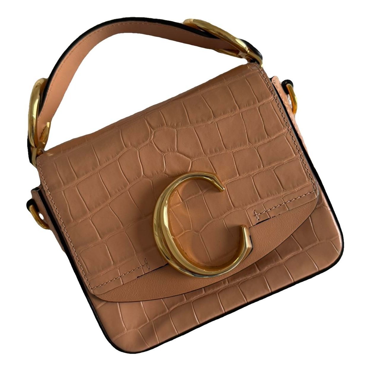 C leather handbag