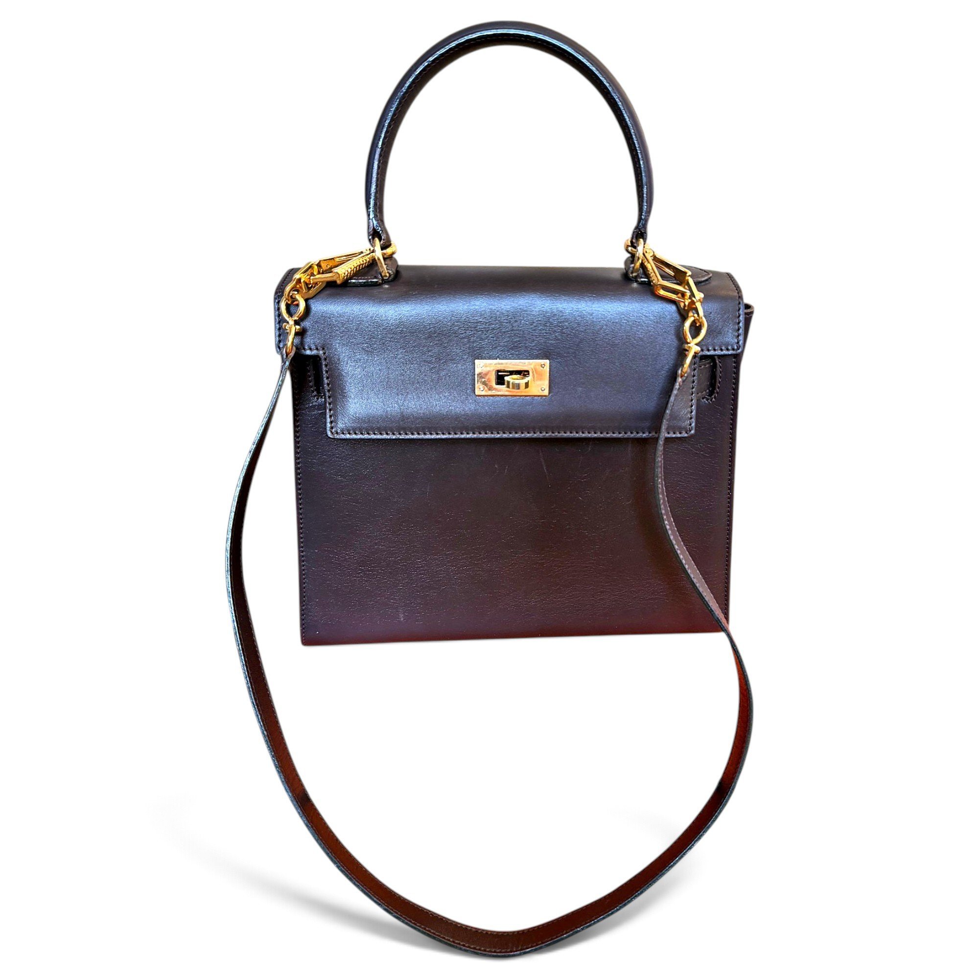 Kelly 25 leather handbag