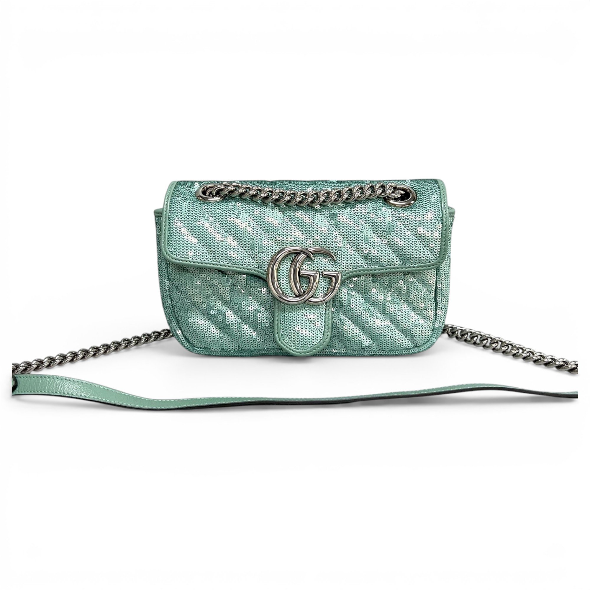 GG Marmont Flap leather crossbody bag