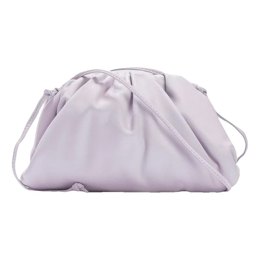 Pouch leather crossbody bag