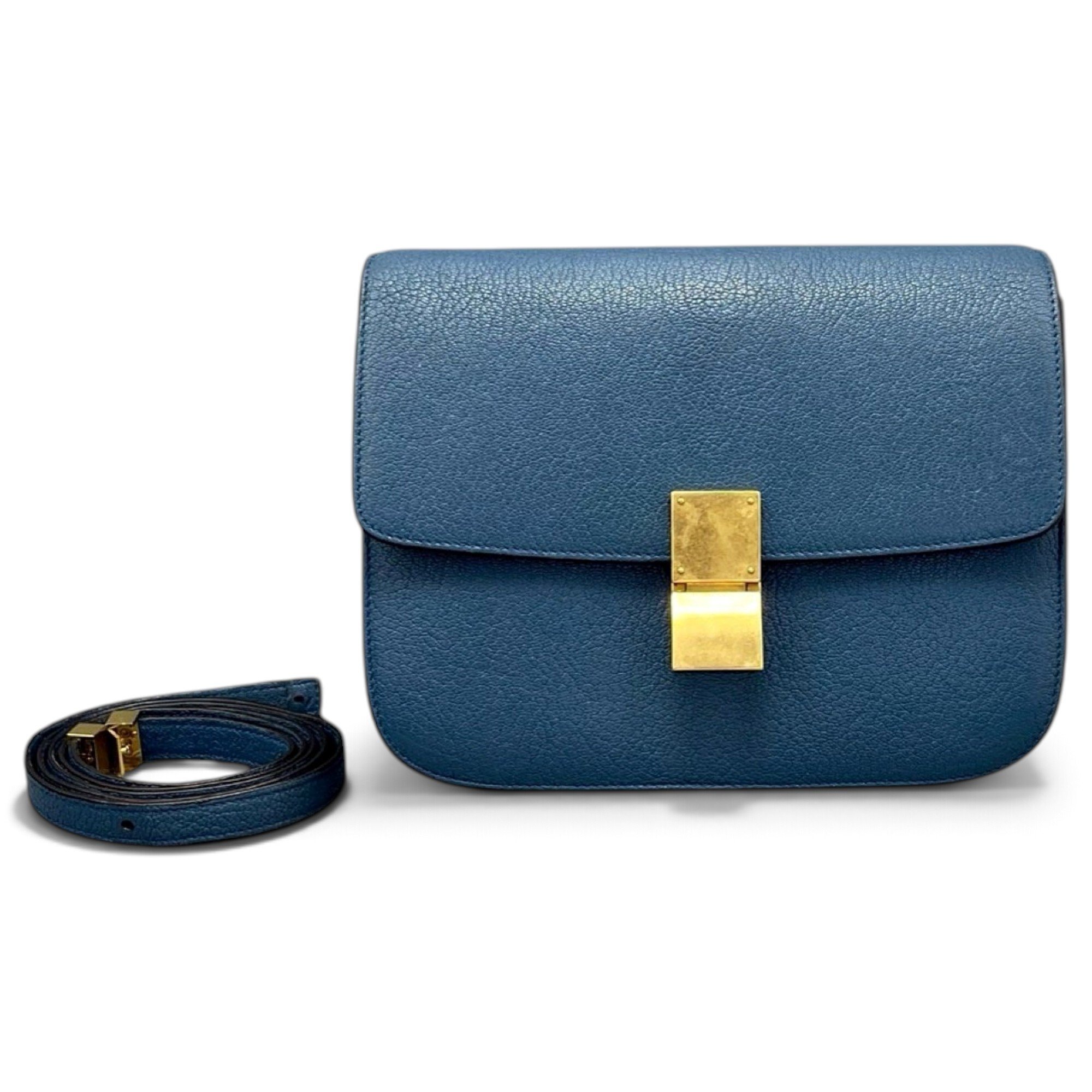 Classic leather crossbody bag