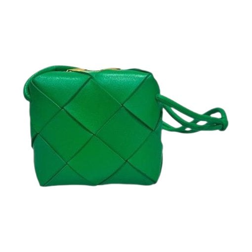 Leather clutch bag