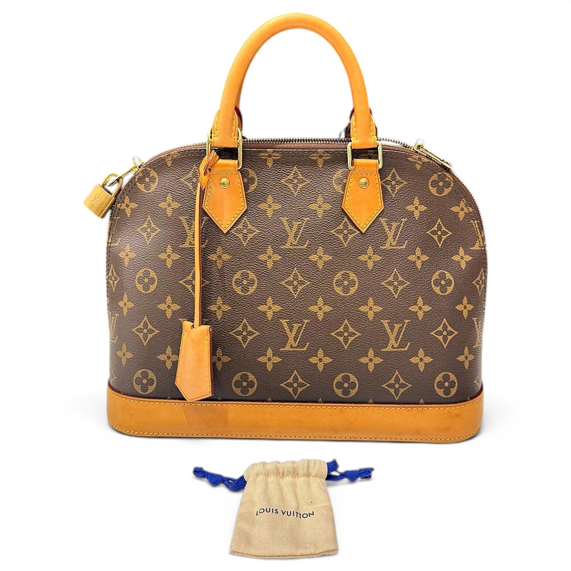 Alma leather handbag
