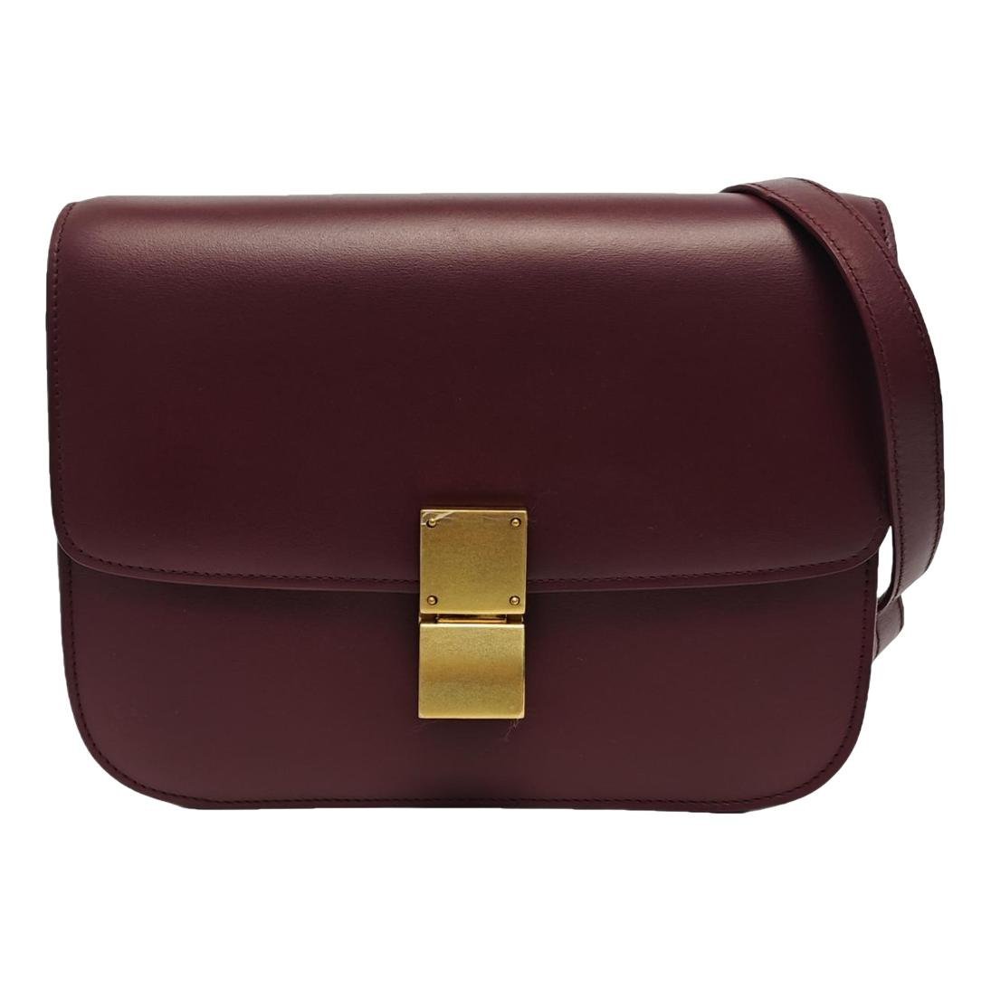 Classic leather crossbody bag
