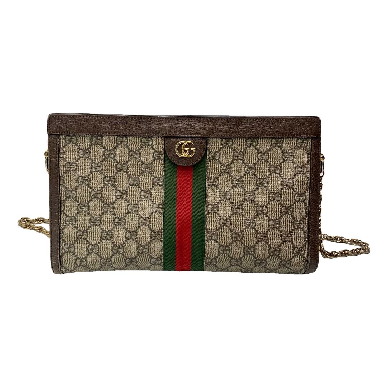 Ophidia Chain linen handbag
