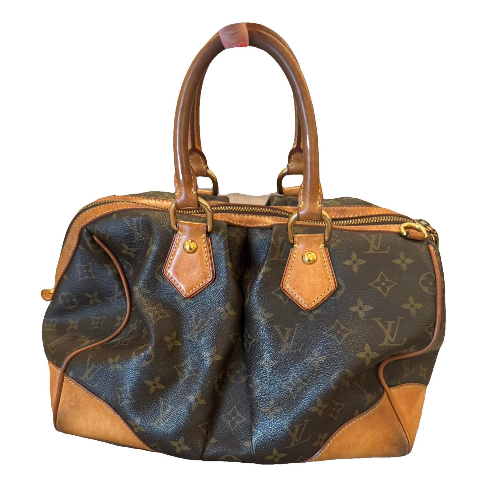Stephen Sprouse Boston leather handbag
