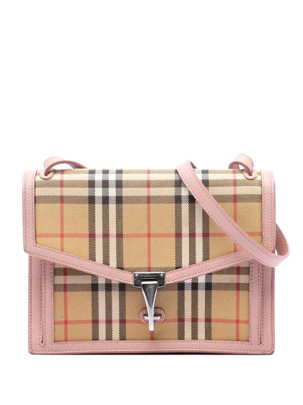 2000-2017 Small House Check Canvas Macken crossbody bag