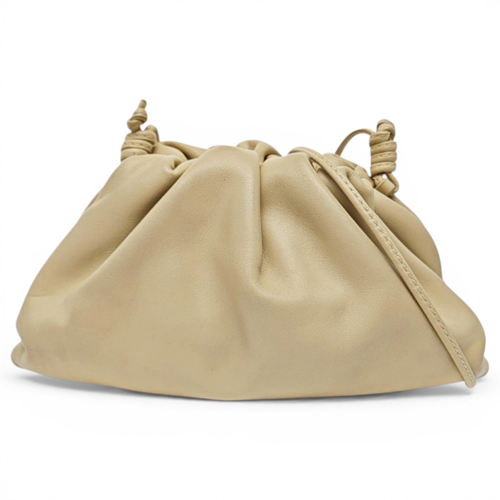 Pouch leather handbag