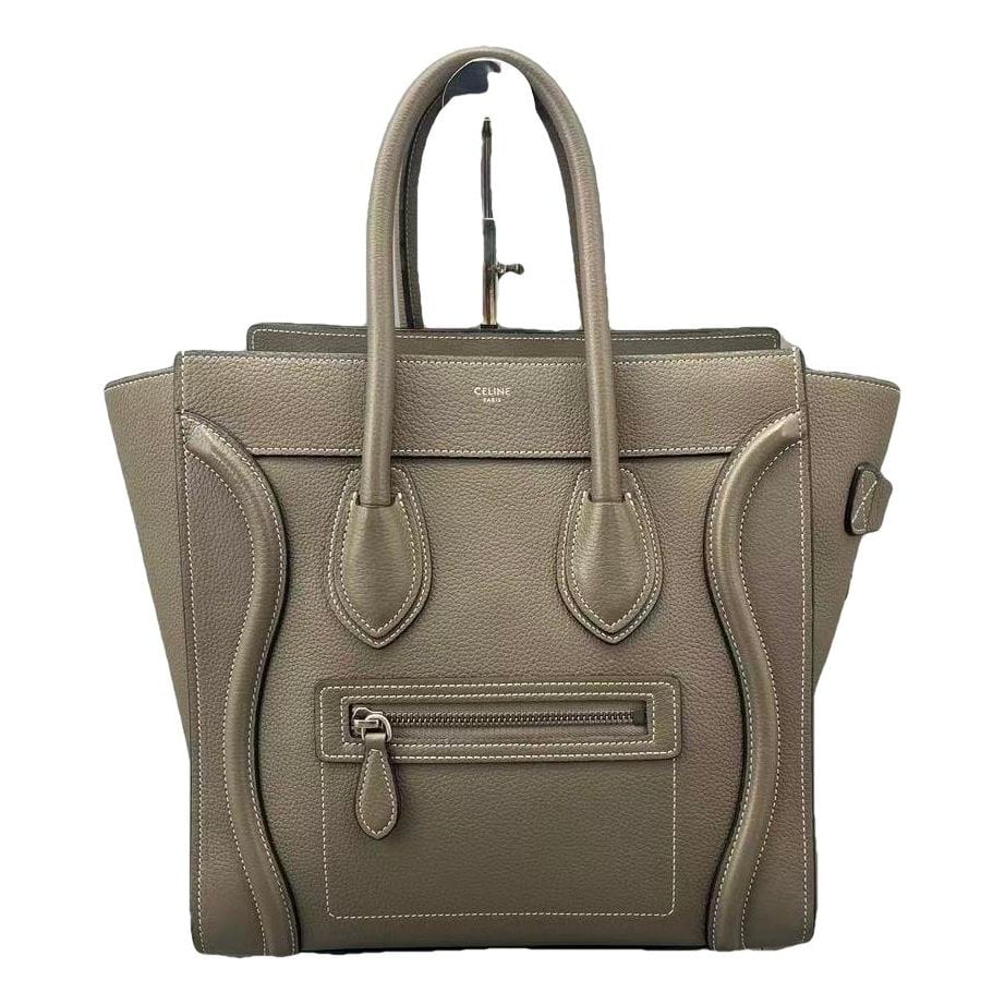 Luggage leather handbag