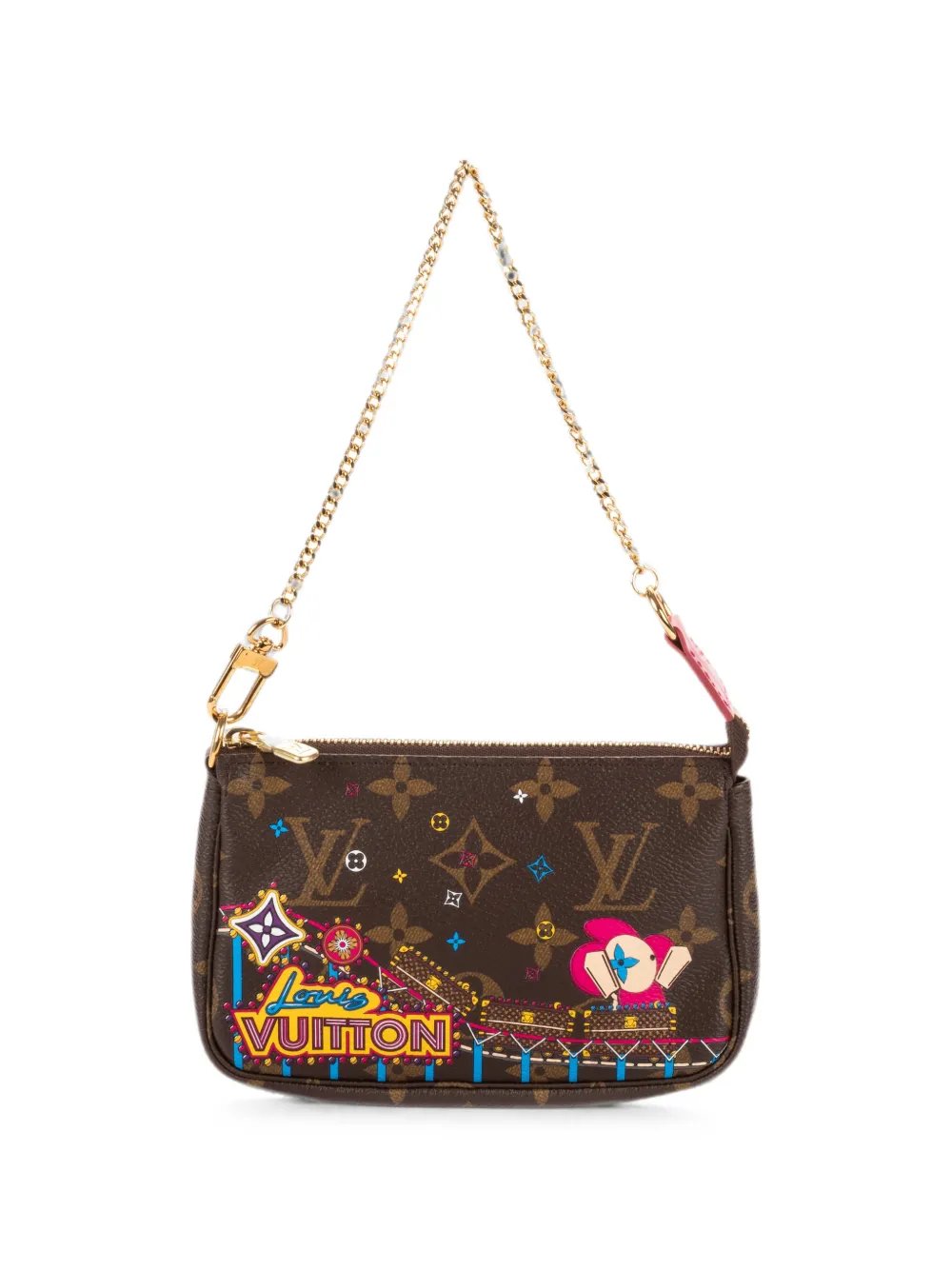 mini monogram-pattern shoulder bag