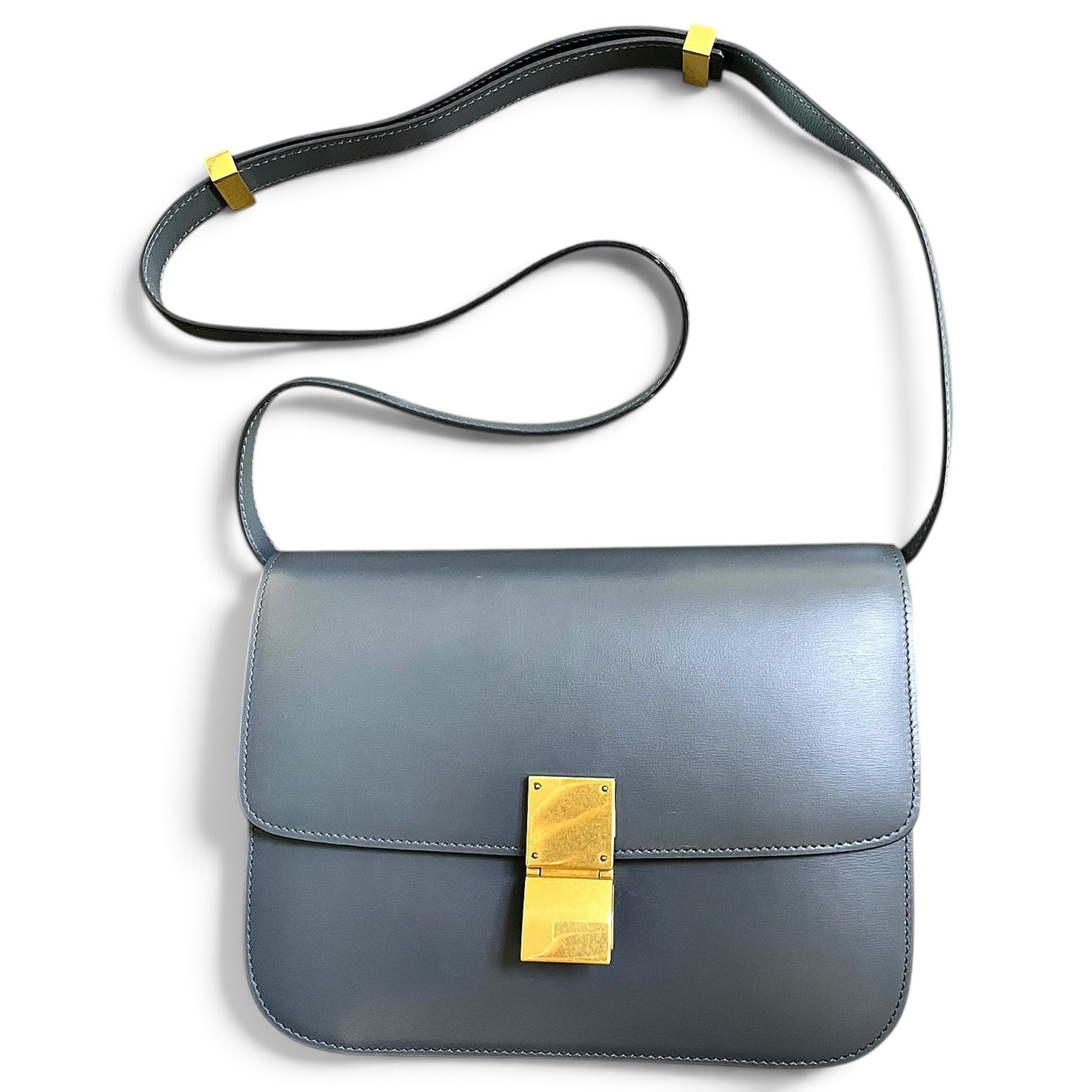 Classic leather crossbody bag