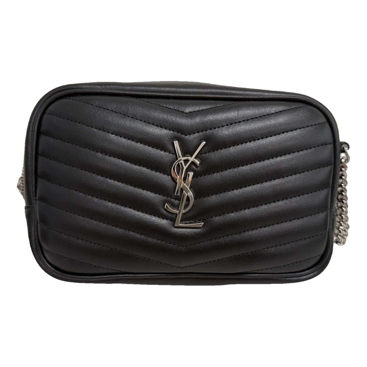 Camera Lou leather crossbody bag