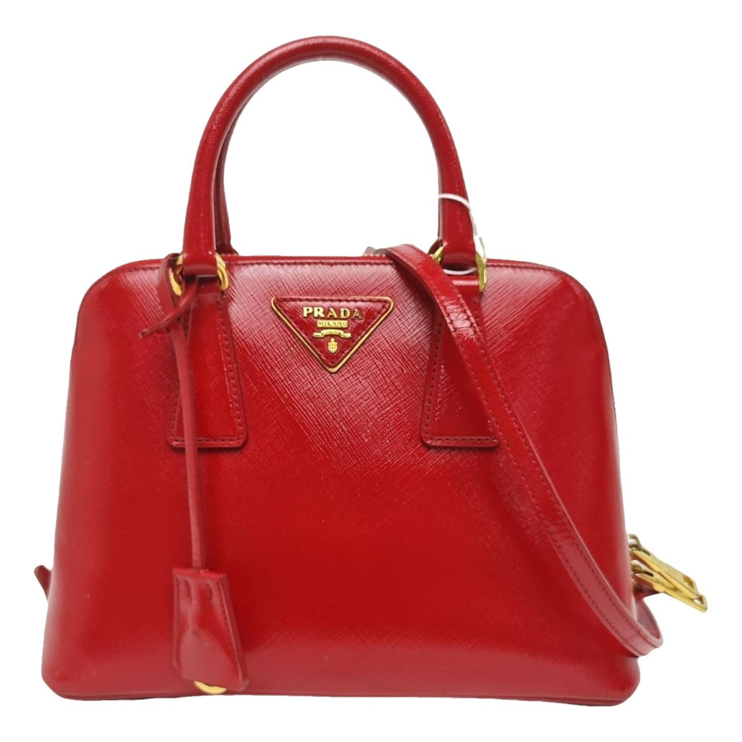Promenade leather handbag