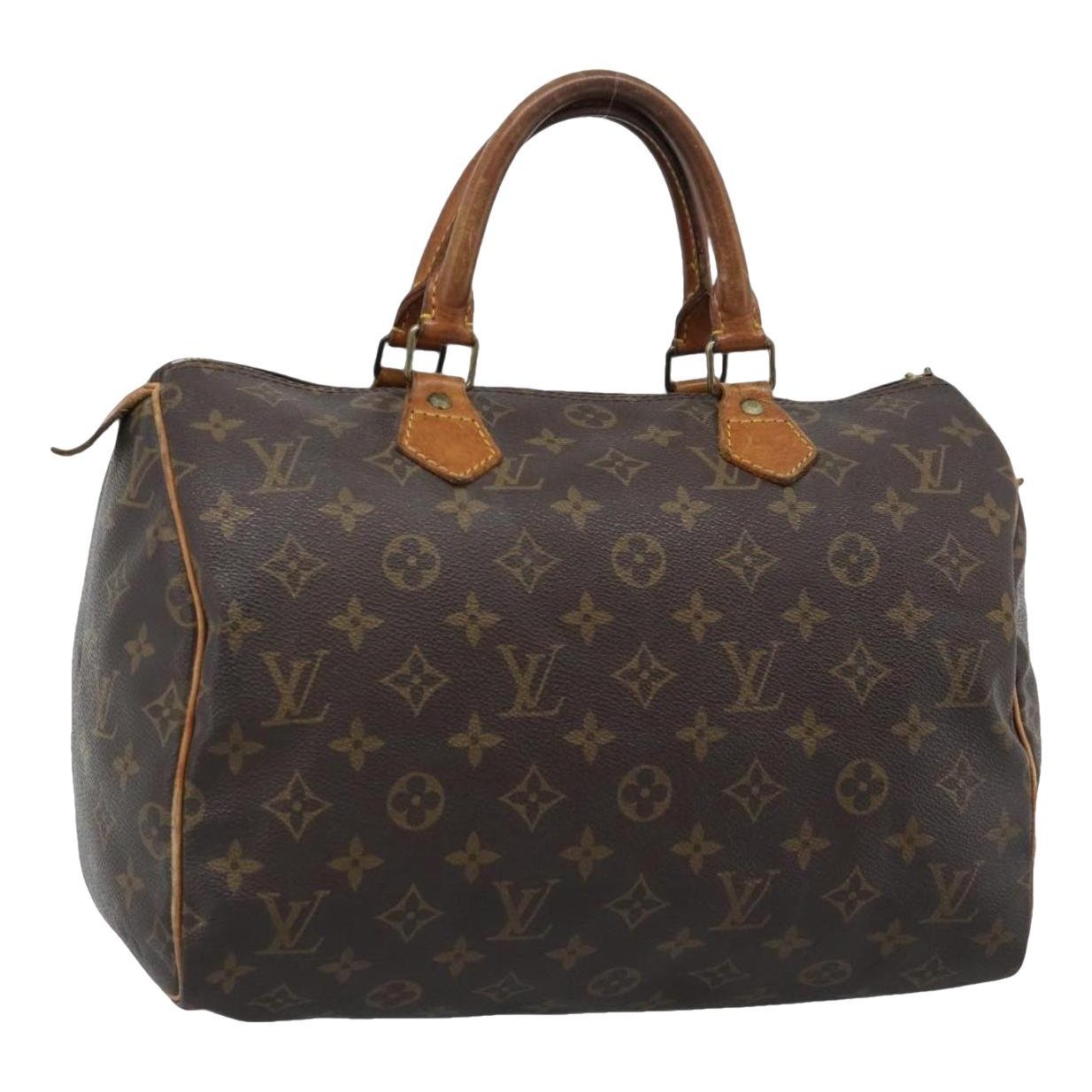 Speedy leather handbag