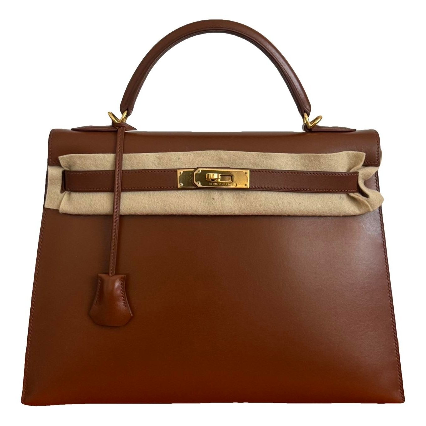 Kelly 32 leather handbag