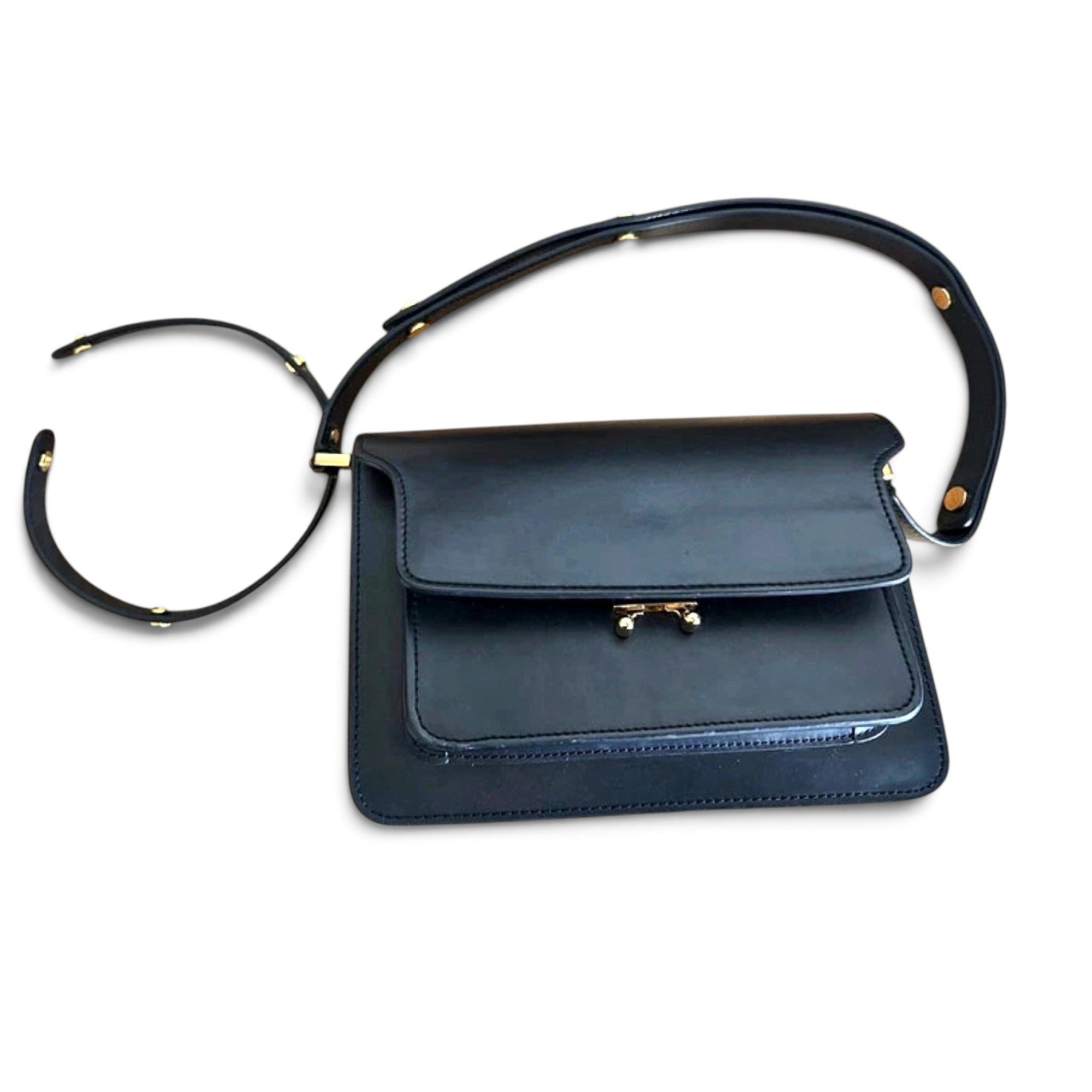 Marni Trunk leather handbag
