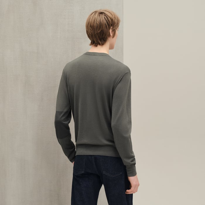 Bronze "Maillon En Calque" Crewneck Sweater
