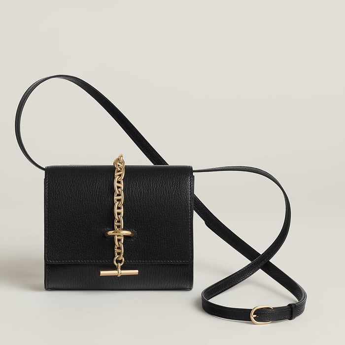 Noir Chaine d'Ancre to Go Wallet