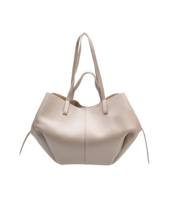 Polene Leather Top Handle Bag