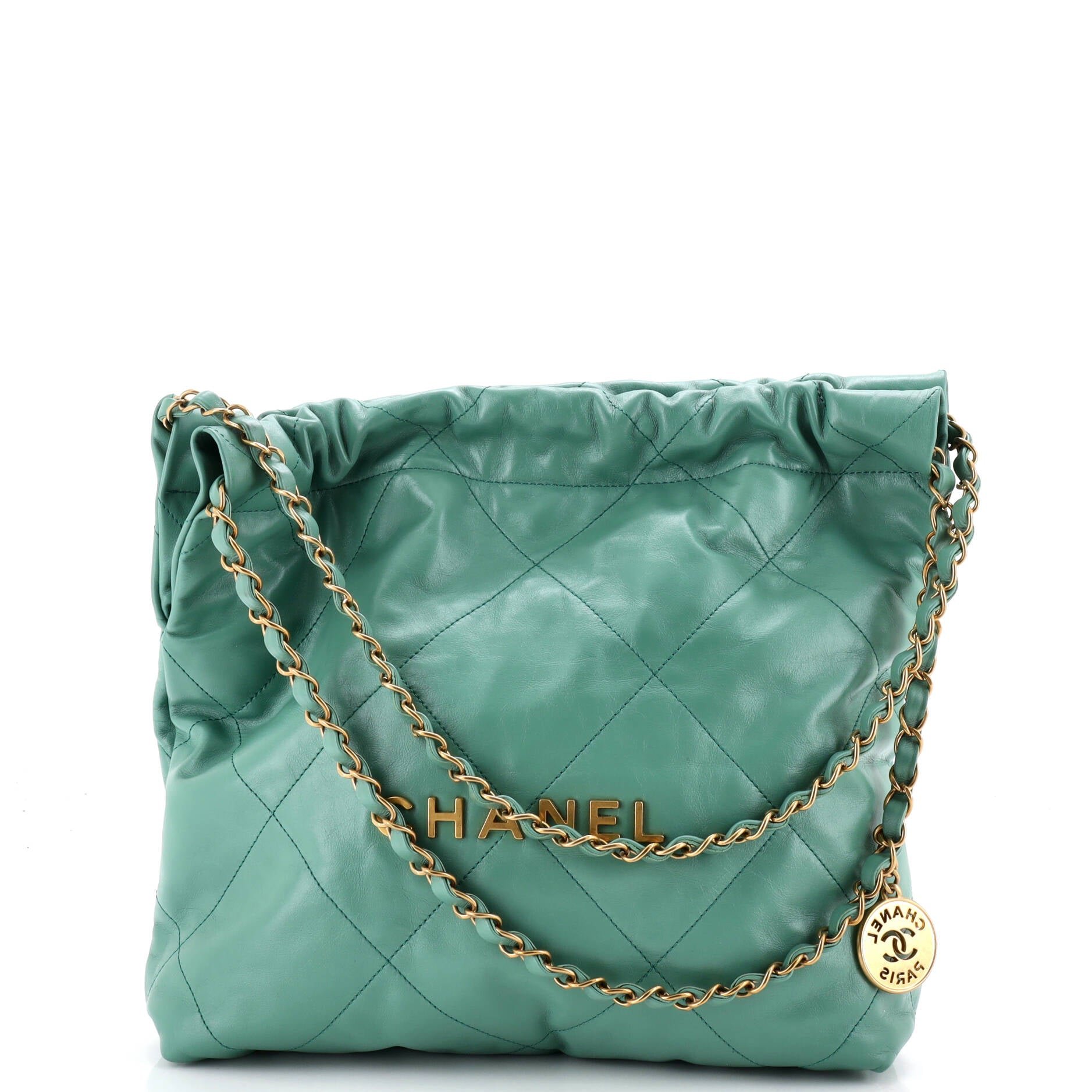 22 Chain Hobo Quilted Calfskin Small