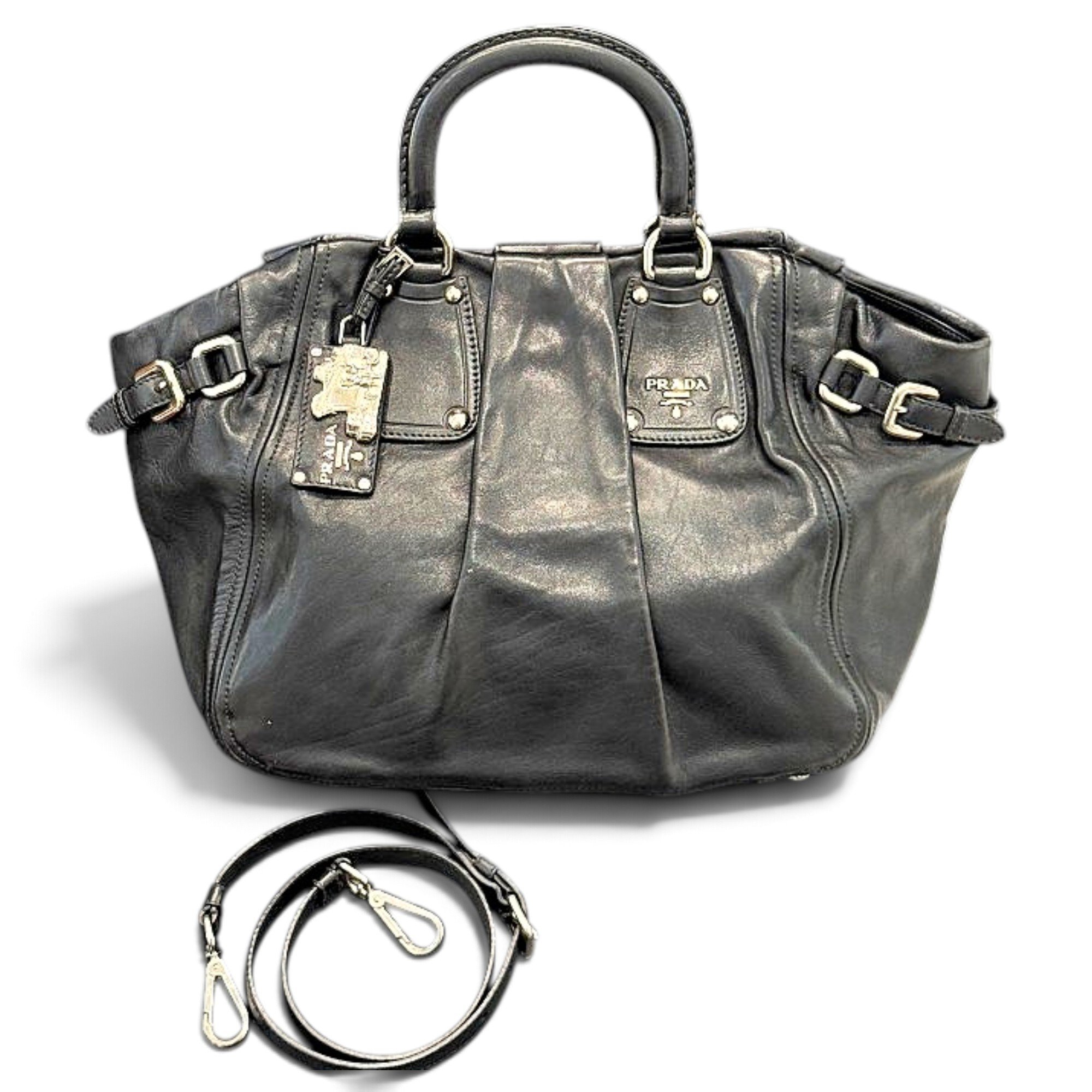 Leather handbag