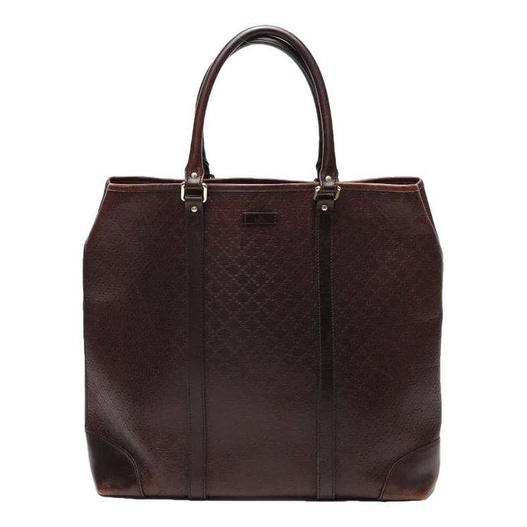 Leather tote