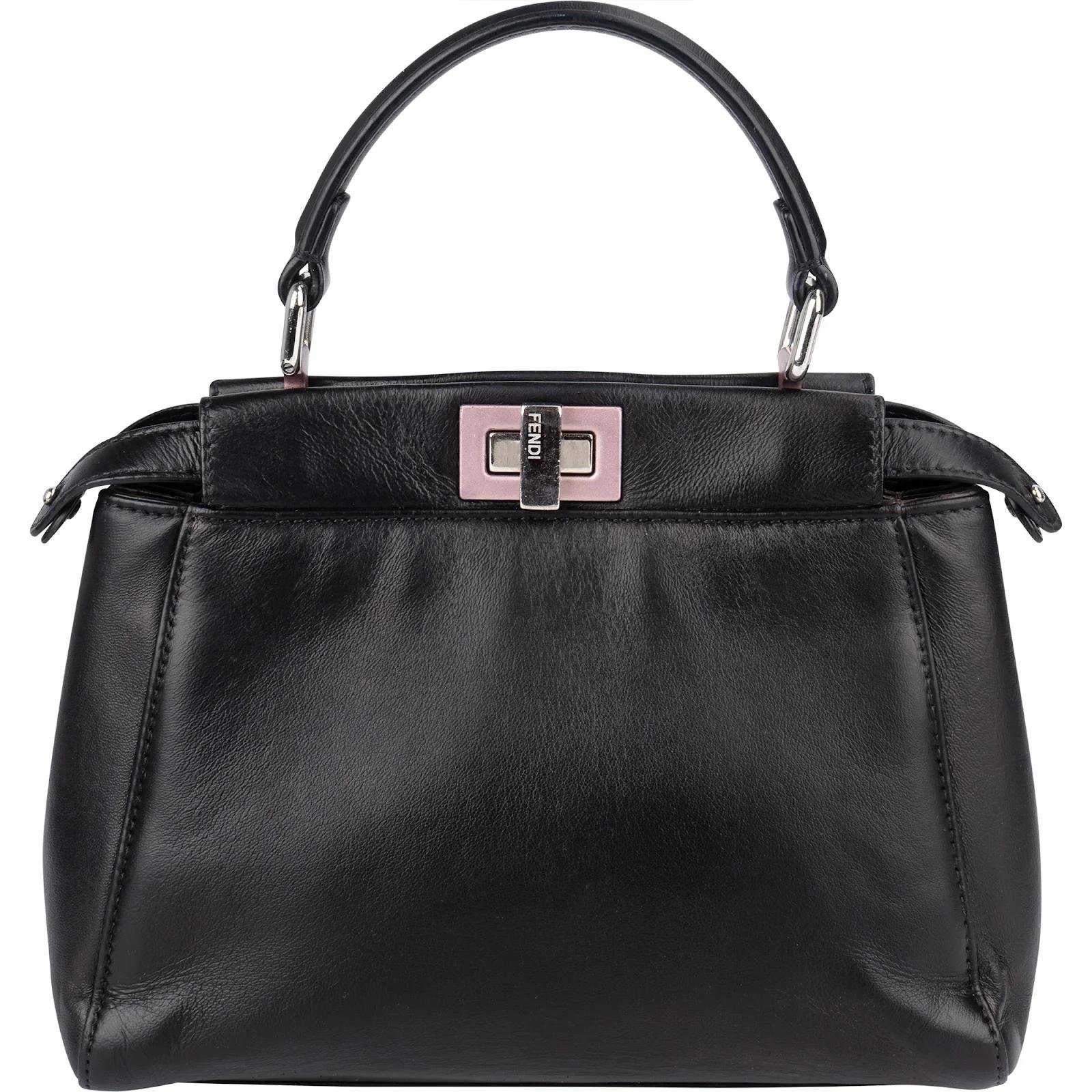 Peekaboo leather handbag