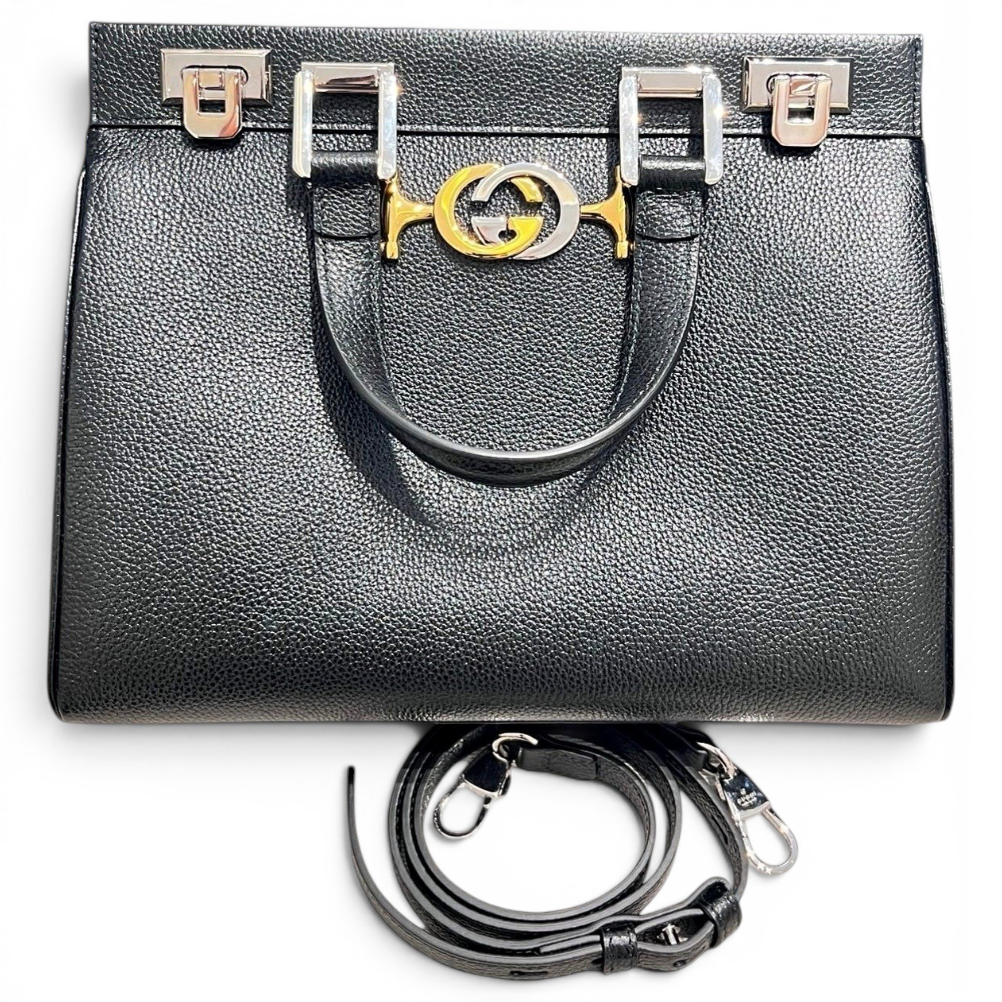 Zumi leather handbag
