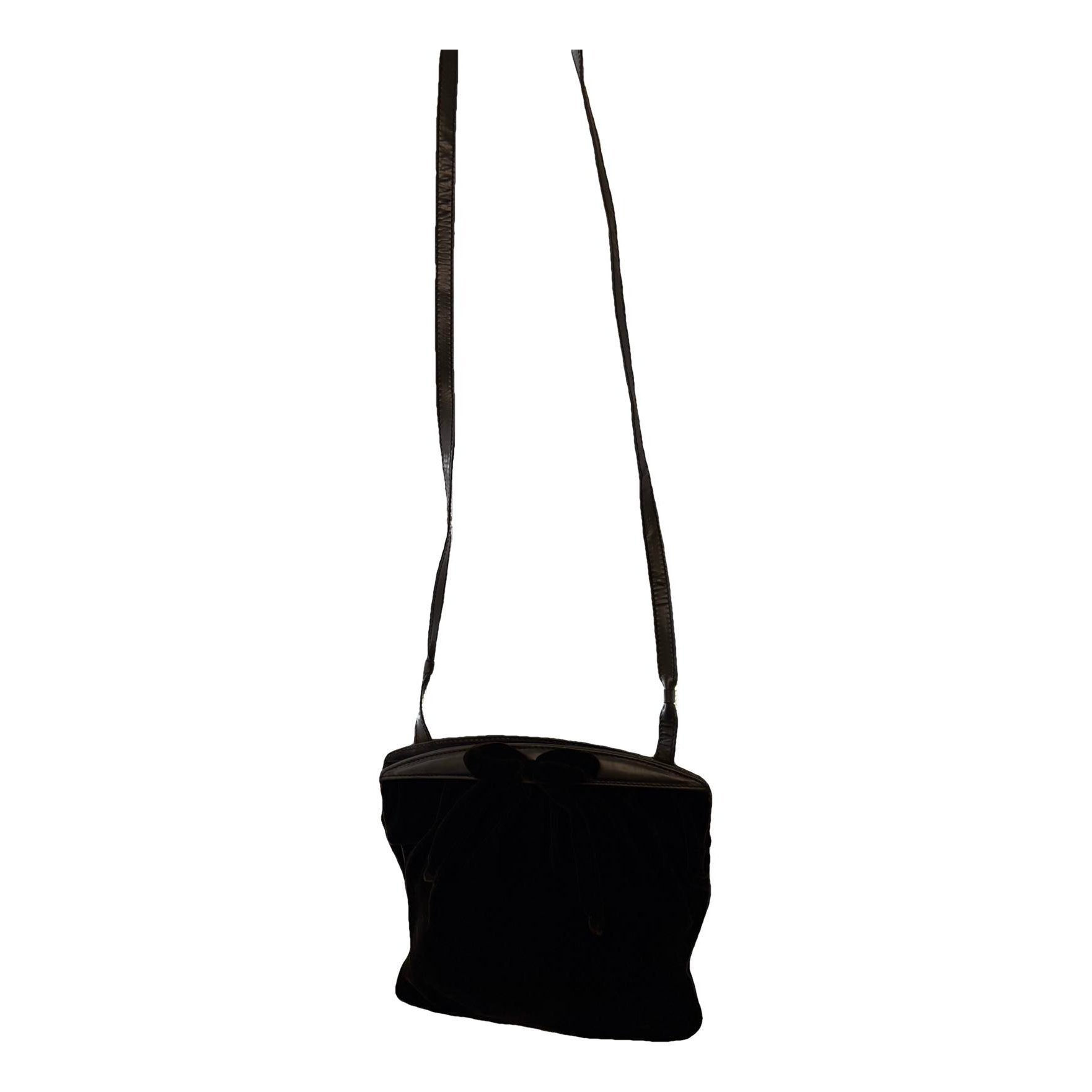Velvet clutch bag