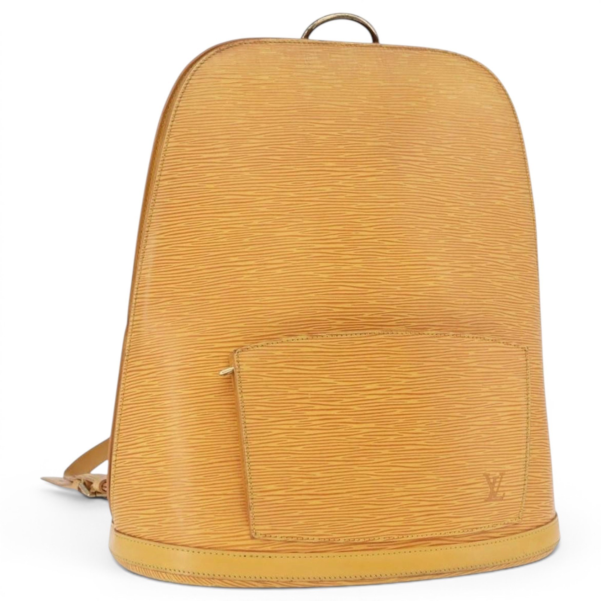 Leather backpack