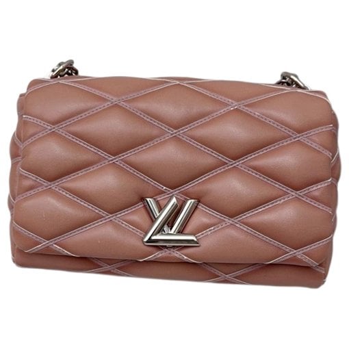 Twist leather handbag