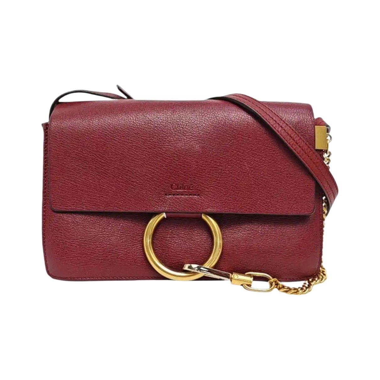 Faye leather crossbody bag